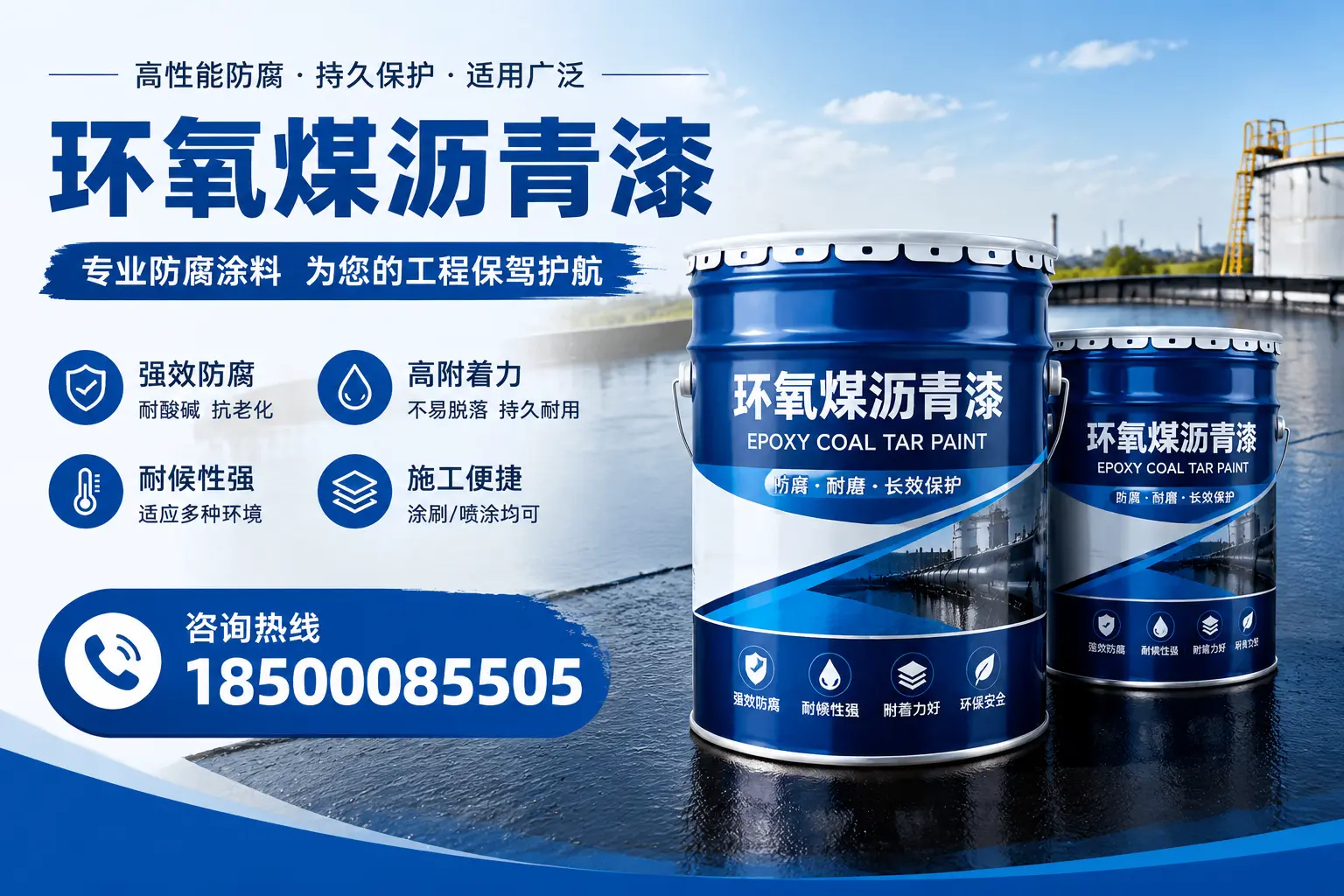 环氧煤沥青漆与其他漆类的比较，青岛用户的选择依据