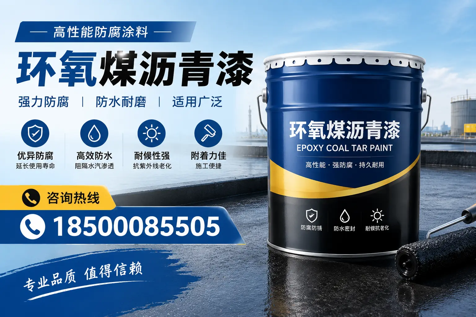 环氧煤沥青漆的主要成分与功能，青岛用户深度了解
